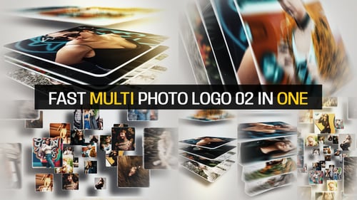 Download Fast Multi Photo Logo After Effect Template