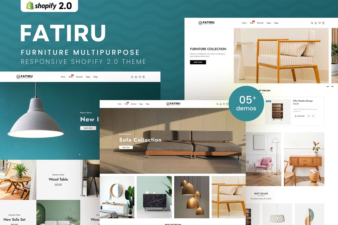 Download Fatiru - Furniture Multipurpose Shopify 2.0 Theme