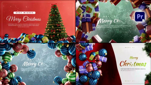 Download Festive Christmas Greetings Pack Premiere Pro Template