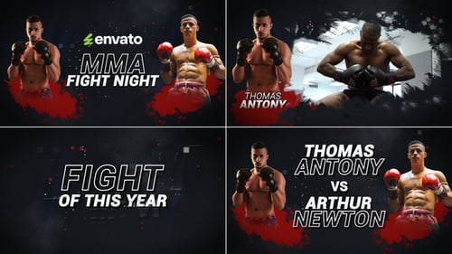 Download Fight Club // Fight Night // MMA // UFC After Effect Template