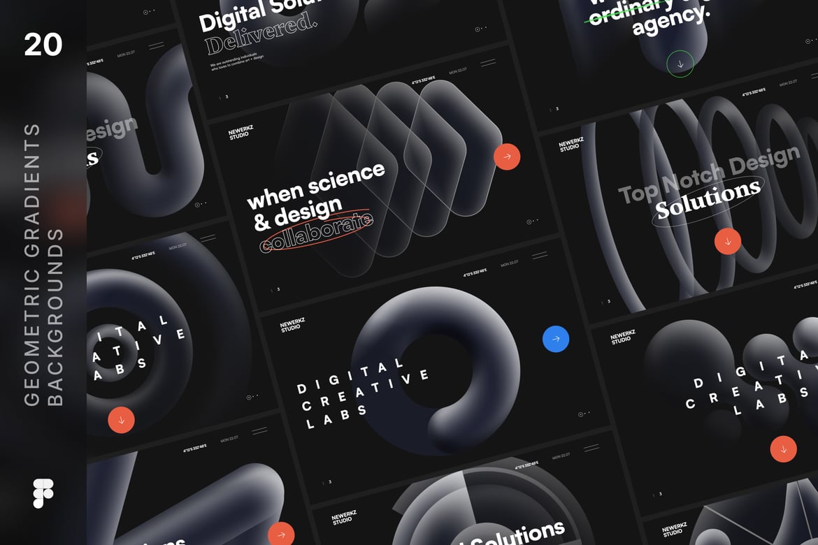 Download Figma Geometric Gradients Figma Design