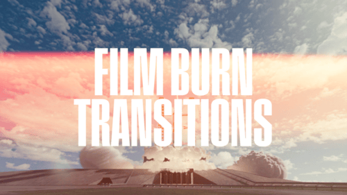 Download Film Burn Transitions After Effect Template