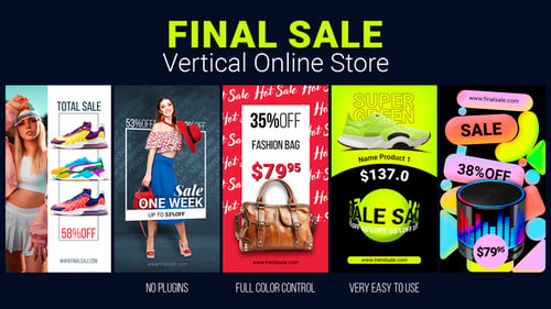 Download Final Sale - Vertical Online Store After Effect Template