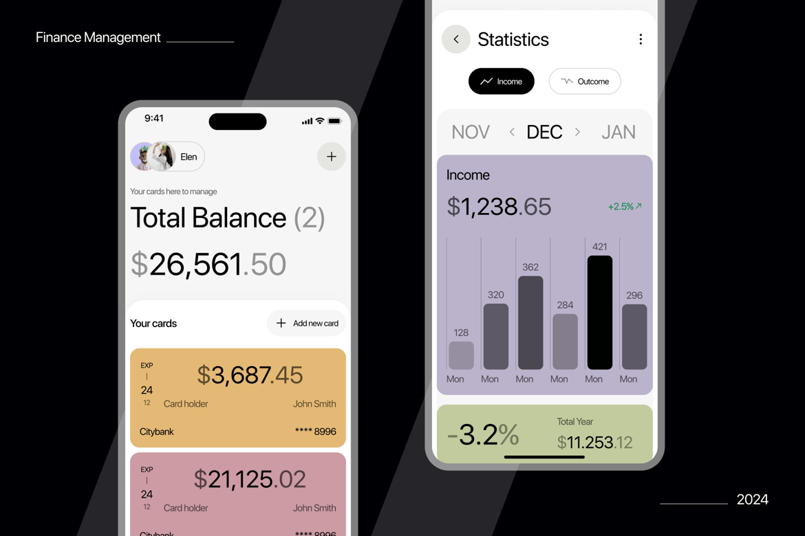 Download Finance Management App Figma Design