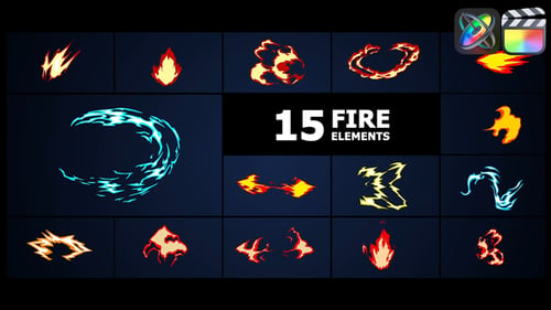 Download Fire Elements | FCPX Apple Motion Template