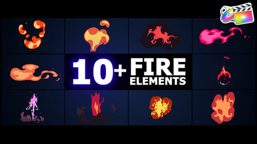 Download Fire Elements | FCPX Apple Motion Template