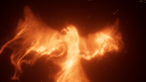 Download Fire Phoenix Reveal After Effect Template