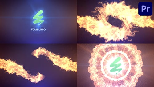 Download Fire Twist Logo Reveal for Premiere Pro Premiere Pro Template