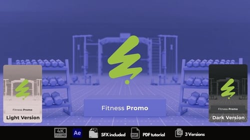 Download Fitness Promo After Effect Template