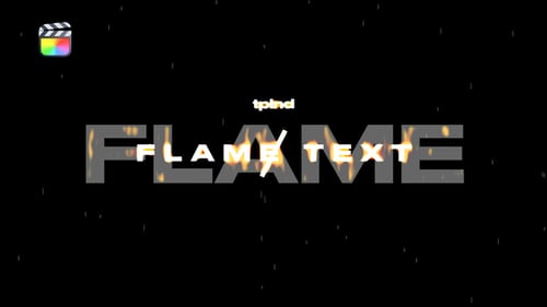 Download Flame Text Animations Apple Motion Template