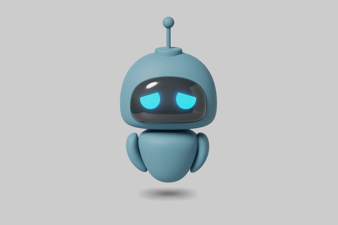 Download Floating robot 3D Model