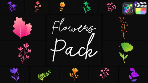 Download Flowers Pack for FCPX Apple Motion Template