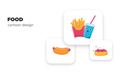 Download Food - Cartoon Design After Effect Template