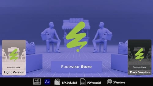 Download Footwear Store Promo After Effect Template