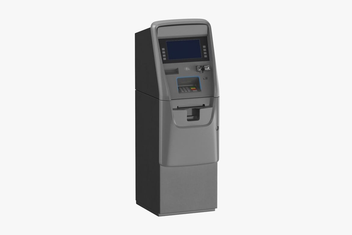 Download Freestanding Atm Clean and Dirty 3D Model