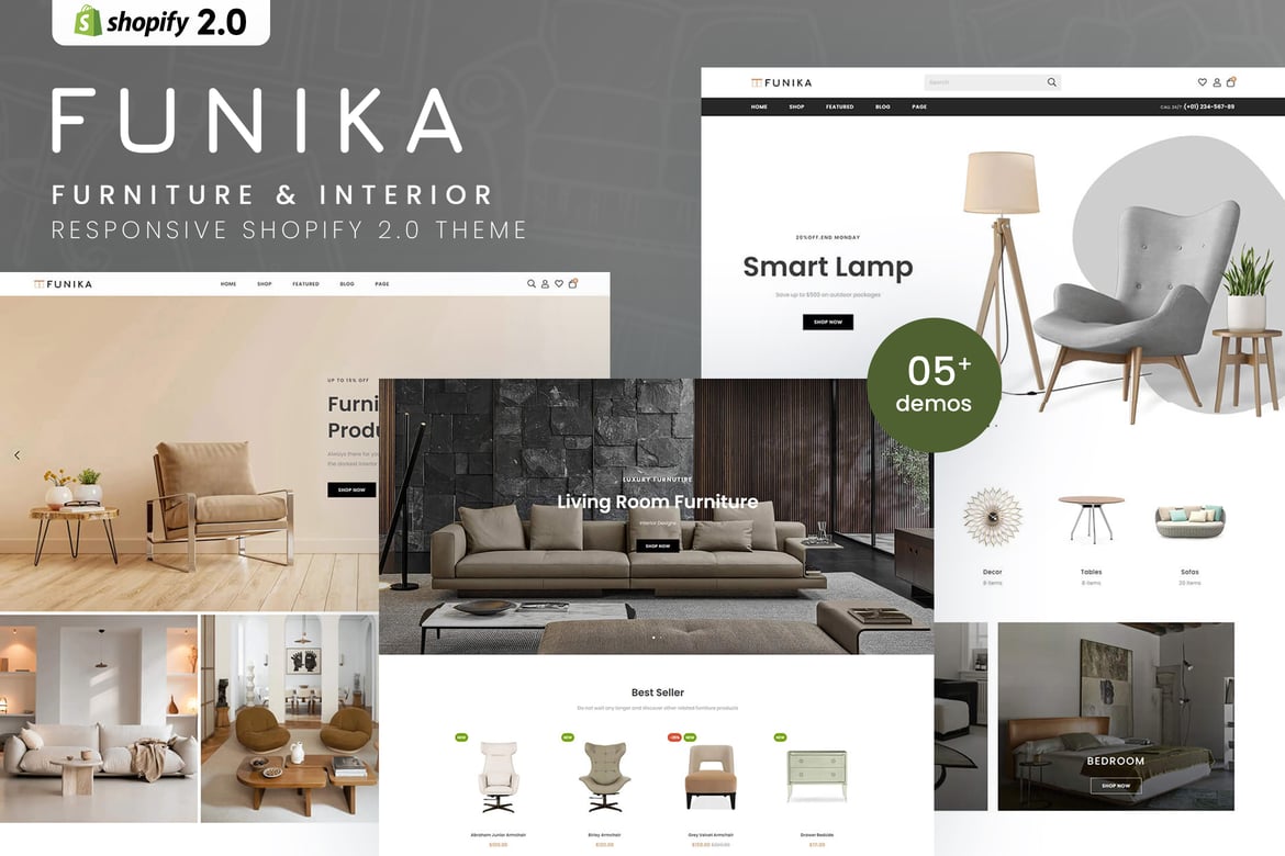 Download Funika - Furniture & Interior Shopify 2.0 Theme