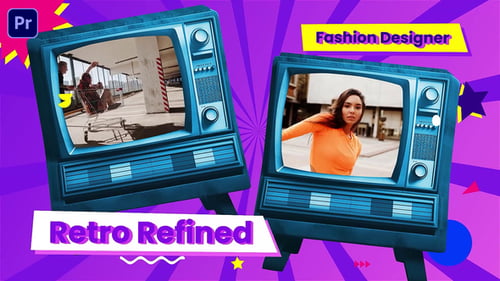 Download Funky Retro TV Promo Premiere Pro Template