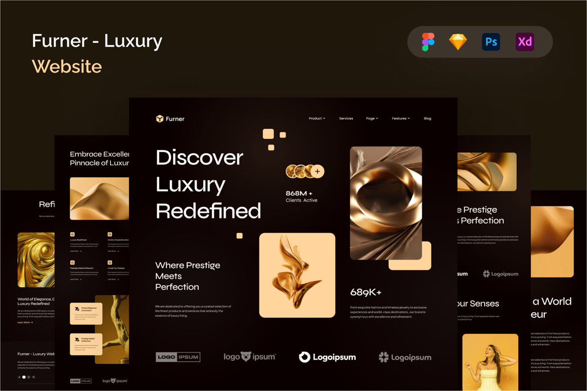 Download Furner - Luxury Website Figma Design