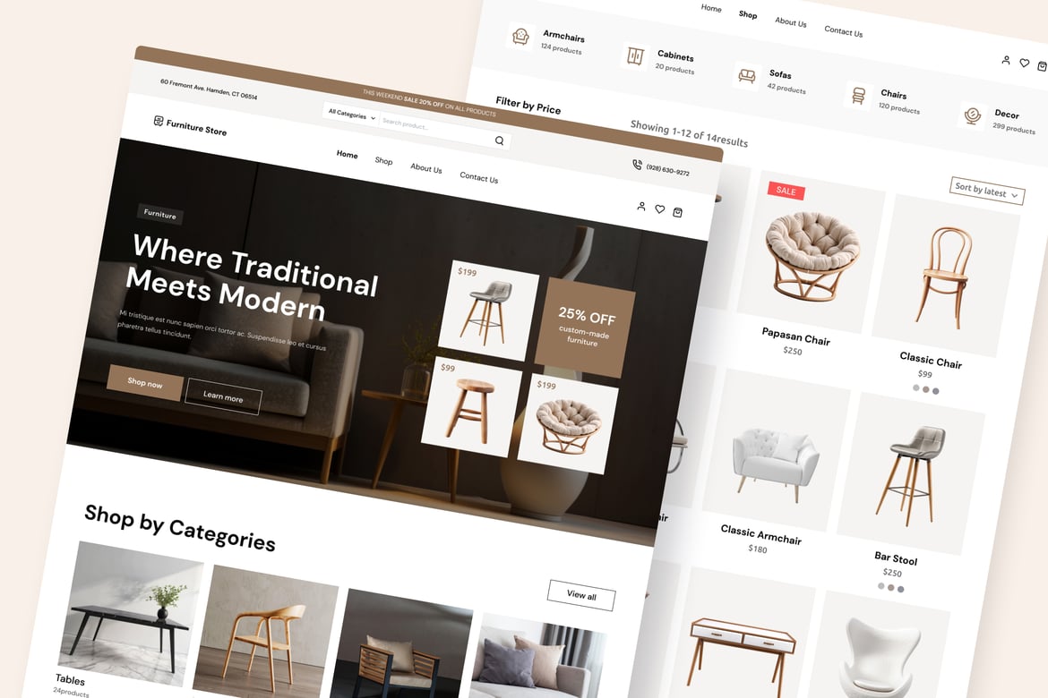 Download Furniture - Figma Template Figma Design