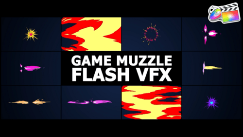 Download Game VFX Muzzle Flash | FCPX Apple Motion Template