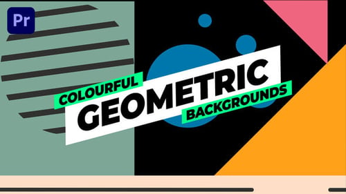 Download Geometric Backgrounds Premiere Pro Template