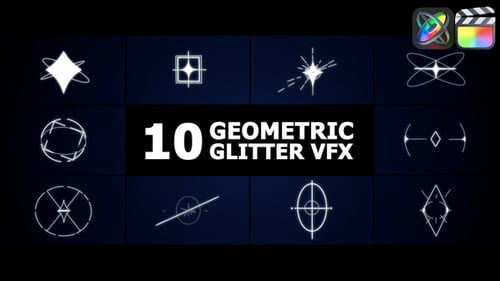 Download Geometric Glitter VFX | FCPX Apple Motion Template