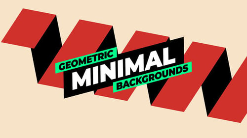 Download Geometric Minimal Backgrounds After Effect Template