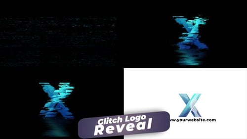 Download Glitch Logo Reveal Premiere Pro Template