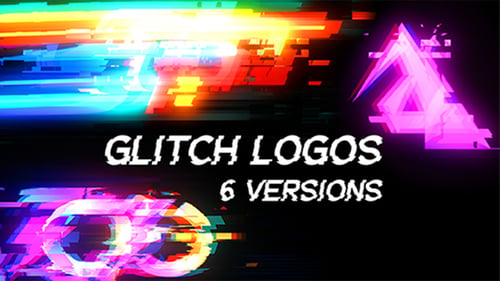 Download Glitch Logos After Effect Template