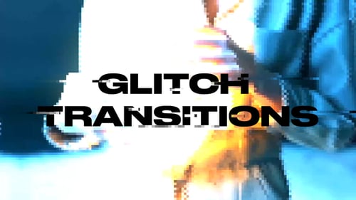 Download Glitch Transitions Apple Motion Template