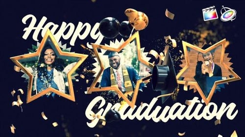 Download Gold Graduation Awards Intro Apple Motion Template