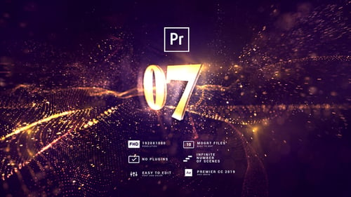 Download Gold Luxury Countdown MOGRT Premiere Pro Template