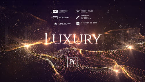 Download Gold Luxury Titles MOGRT Premiere Pro Template