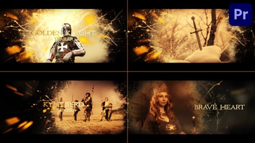 Download Golden Knight Trailer for Premiere Pro Premiere Pro Template