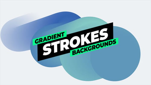 Download Gradient Strokes Backgrounds After Effect Template