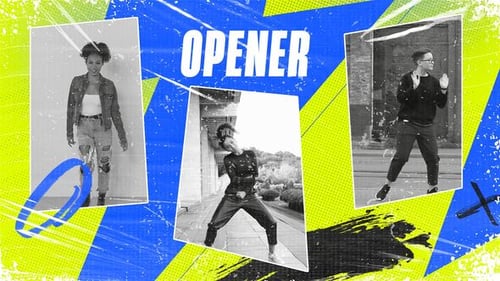 Download Grunge Opener | MOGRT Premiere Pro Template