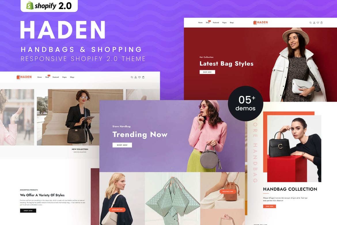 Download Haden - HandBags & Shopping Shopify 2.0 Theme