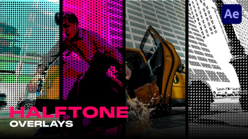 Download Halftone Overlays for After Effects After Effect Template