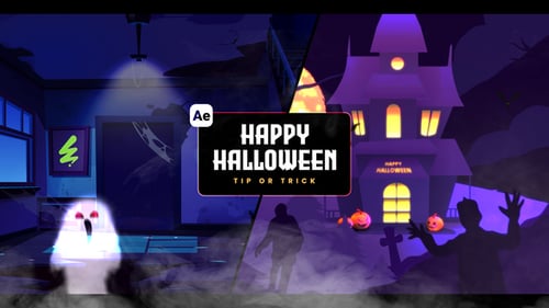 Download Halloween Intro After Effect Template