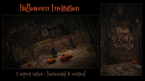 Download Halloween Invitation After Effect Template