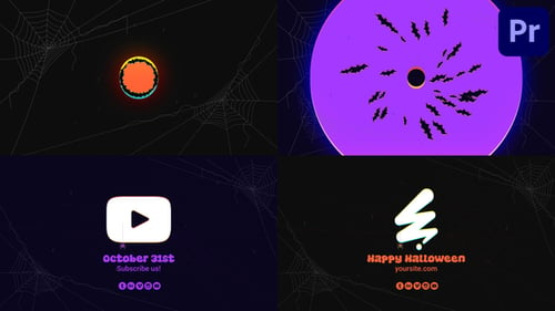 Download Halloween Logo for Premiere Pro Premiere Pro Template