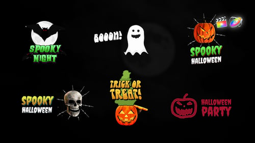 Download Halloween Spooky Titles Pack Apple Motion Template