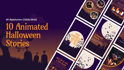 Download Halloween Stories After Effect Template