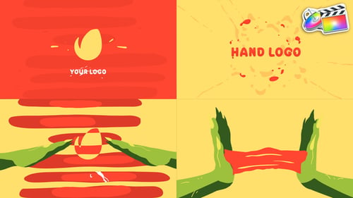 Download Hand Logo for FCPX Apple Motion Template