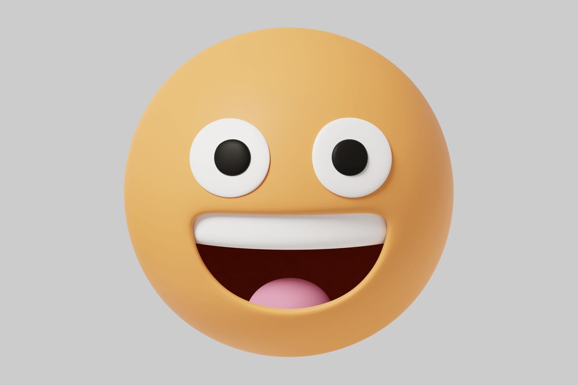 Download Happy face 3D Model