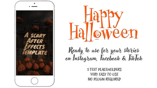 Download Happy Halloween After Effect Template