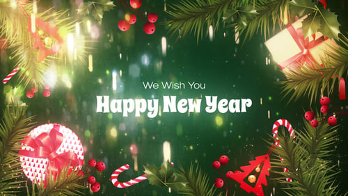 Download Happy New Year Wishes After Effect Template