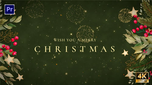 Download Happy New Year Wishes | Christmas Greetings MOGRT Premiere Pro Template