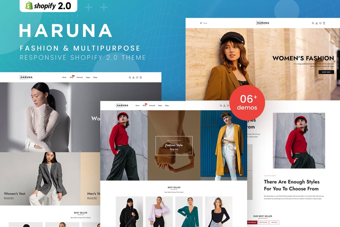 Download Haruna - Fashion & Multipurpose Shopify 2.0 Theme