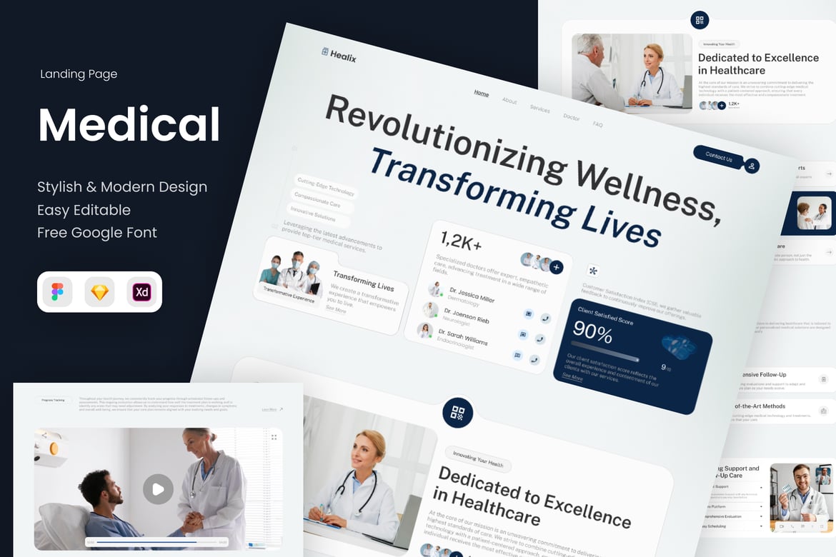 Download Healix - Medical Landing Page